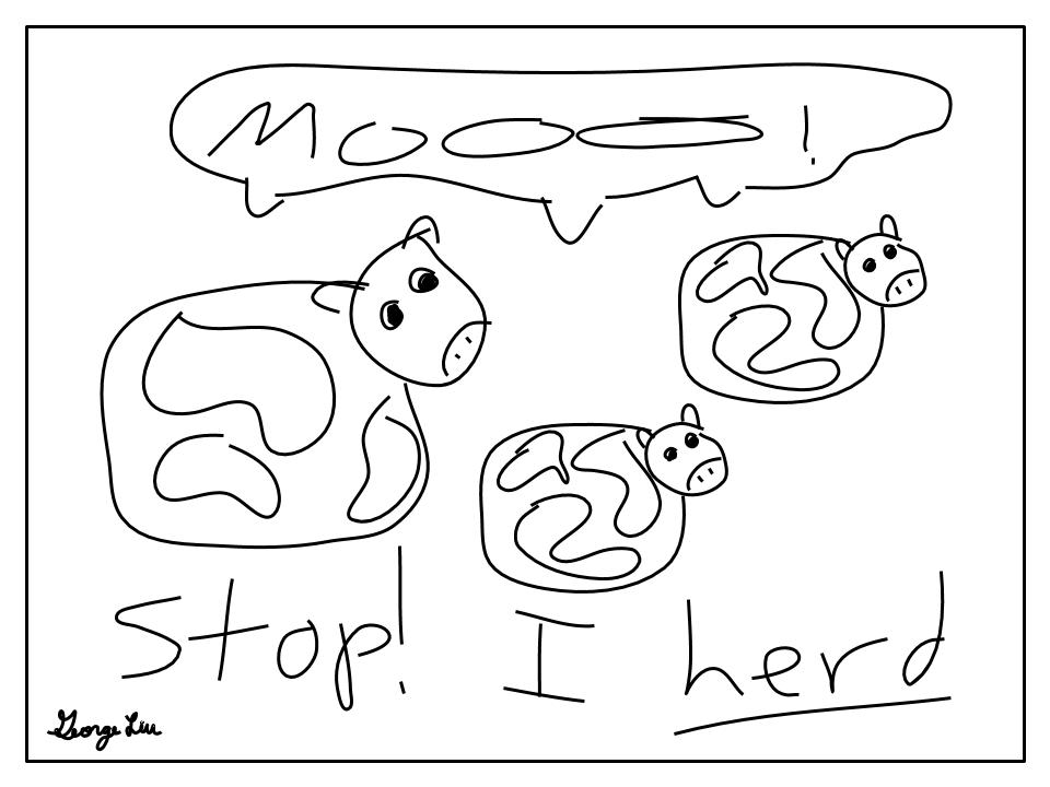 Cover photo for Punderline 5: Cows go moo